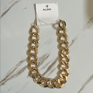 Aldo Gold Chunky Chain Necklace